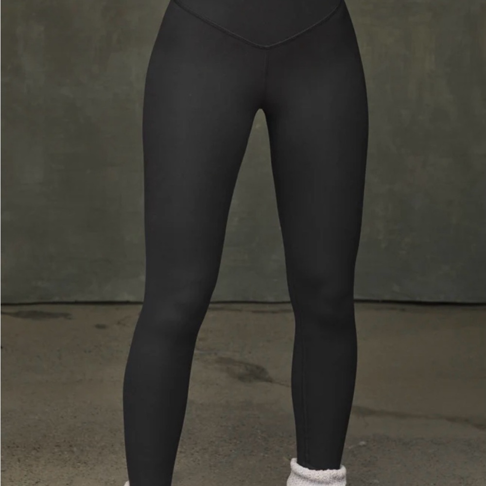 Joah Brown Black second skin sueded leggings